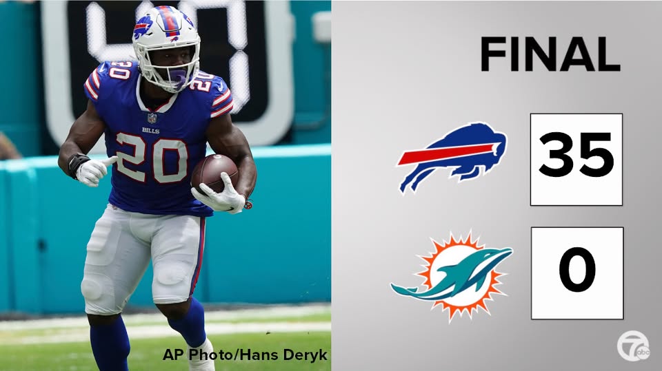Bills Shutout Dolphins 35-0 - Week 2 - 9/19/21 - Buffalo Bills Highlights